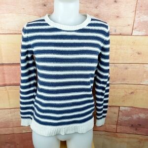 LEVI'S knitted crew neck stripped sweater size small